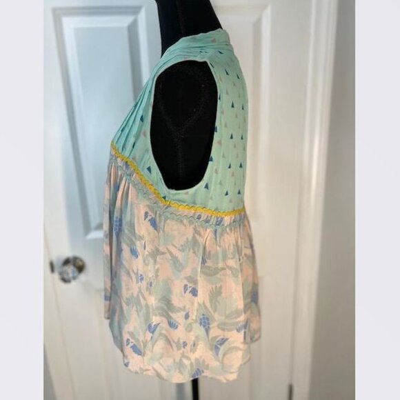 Samira Sleeveless Blouse Verb by Pallavi Singhee from Anthropologie – Size Small - Picture 6 of 7